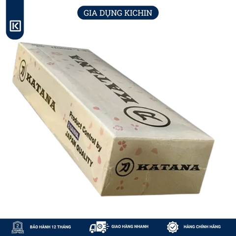 Đá mài dao Naniwa thương hiệu KATANA 2 viên độ mịn trung và cao #1000/#3000 (185x65x30mm) - NKP-1000/3000C đế kèm hộp đựng bảo quản