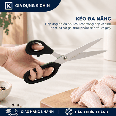 Kéo cắt gà, kéo cắt vải cao cấp thương hiệu KAI - Size vừa N5250 (250mm)