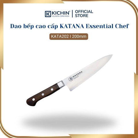 Dao bếp thương hiệu cao cấp KATANA Essential Chef - Dao thái thịt cá KATA202 (200mm)