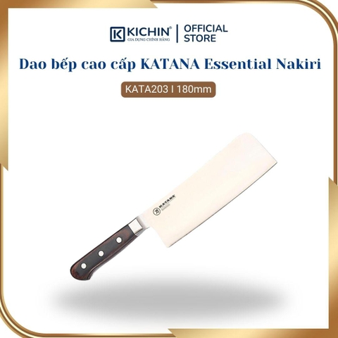 Dao bếp thương hiệu cao cấp KATANA Essential Nakiri - Dao thái rau củ quả KATA203 (180mm)