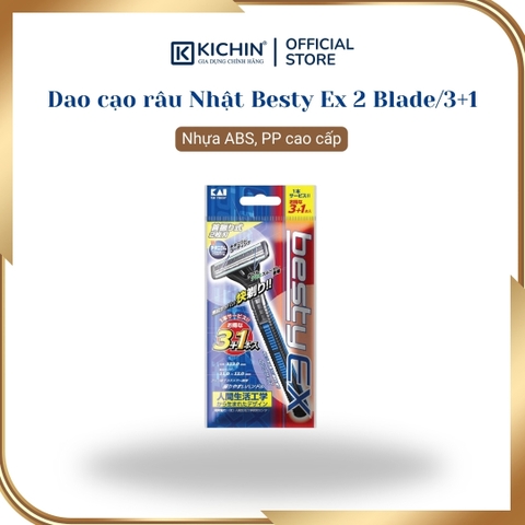 Dao cạo râu cao cấp Nhật Besty Ex 2 Blade/3+1