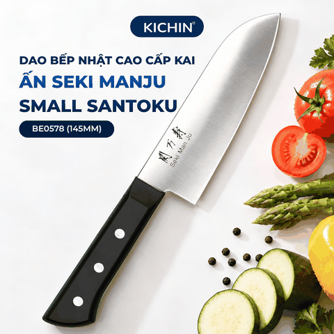 Combo 3 dao Nhật cao cấp KAI Ấn Seki ManJu + Mài dao KICHIN