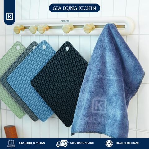 Khăn lau bếp đa năng siêu thấm hút  thương hiệu Kichin KL01 - Lau bếp, dao, kính tiện lợi