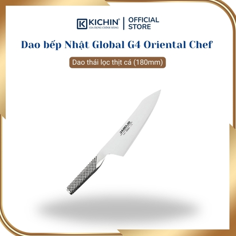 Dao bếp Nhật cao cấp Global G4 Oriental Chef - Dao thái lọc thịt cá (180mm)