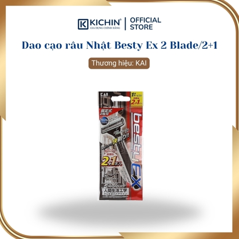 Dao cạo râu cao cấp Nhật Besty Ex 2 Blade/2+1