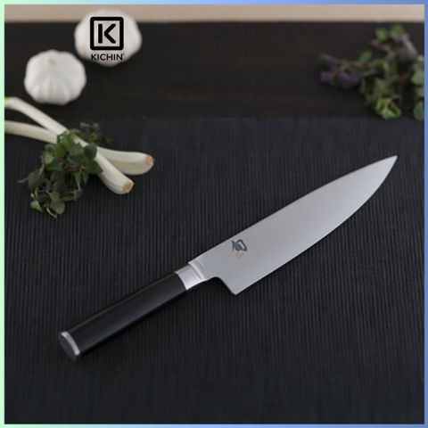 Dao bếp Nhật cao cấp KAI Shun Classic Chef - Dao thái thịt cá thép Damascus 69 lớp DM0706 (200mm)