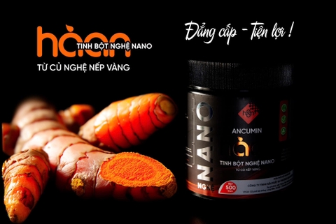 Tinh bột Nghệ Nano Hà An hũ 500gr