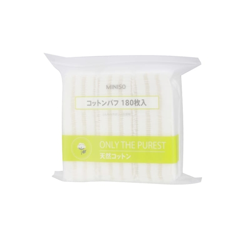 Bông tẩy trang Miniso 180 miếng