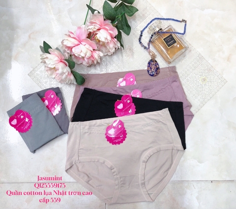 Quần cotton lụa Nhật trơn cao cấp 559