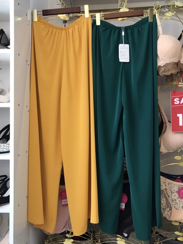 Quần lụa áo dài Xanh L