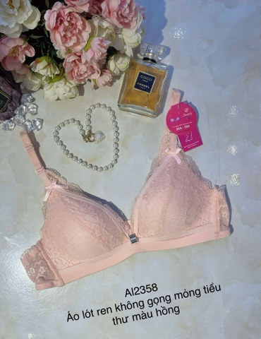 Áo lót ren ko gọng mỏng tiểu thư