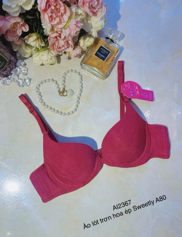 Áo lót trơn hoa ép Sweetly A80