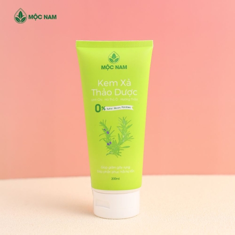 Kem xả thảo dược Mộc Nam dưỡng tóc mềm mượt, không gây bết tóc