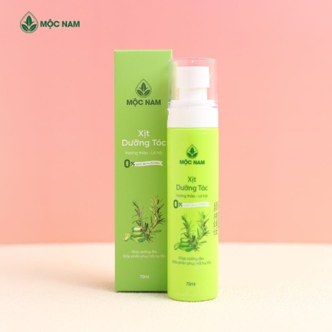 Xịt dưỡng tóc Mộc Nam dưỡng tóc mềm mượt, chống nắng bảo vệ tóc