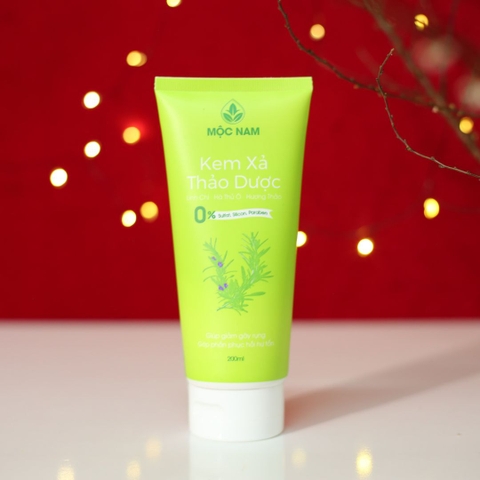 Kem xả thảo dược Mộc Nam dưỡng tóc mềm mượt, không gây bết tóc