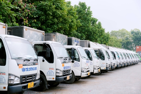 Xe tải thùng kín 1,5 Tấn