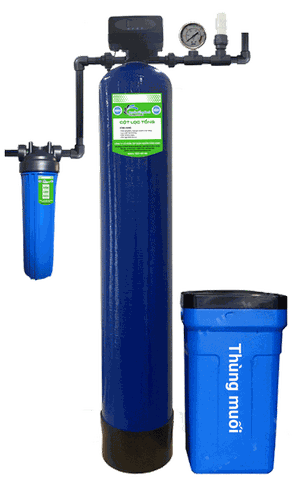 Hệ thống lọc tổng sinh hoạt 1 cột Composite 1054 - van cơ tự động NSX-AC1-1