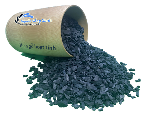 Than gỗ hoạt tính iodine 300-500 mg/g