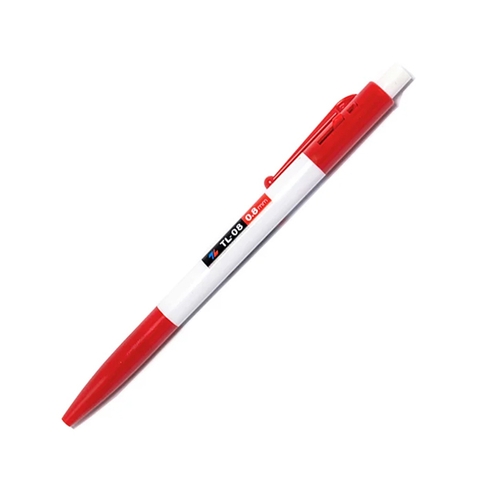 Bút bi Thiên Long đỏ TL-08 0.8mm