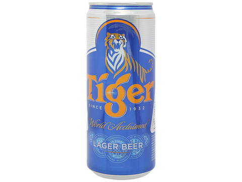 Bia Tiger nâu lon 330ml