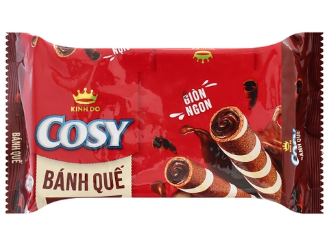 Bánh quế Cosy kem vị socola 117.6g