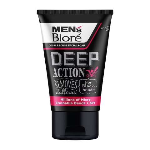 Sữa rửa mặt Bioré Deep Action hồng sạch sâu