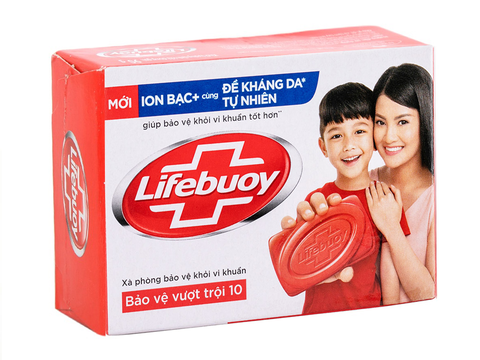 Cục xà phòng Lifebuoy đỏ 90g