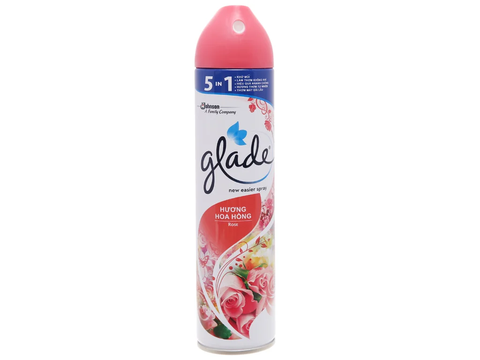 Bình xịt thơm Glade hương hoa hồng 280ml
