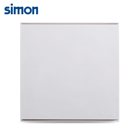 Bộ nút nhấn công tắc đơn (công tắc nhấn nhả thông minh) màu trắng Simon E6 721011F