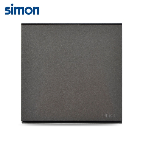Bộ nút nhấn công tắc đơn (công tắc nhấn nhả thông minh) màu Xám (Grey) Simon E6 721011F-61