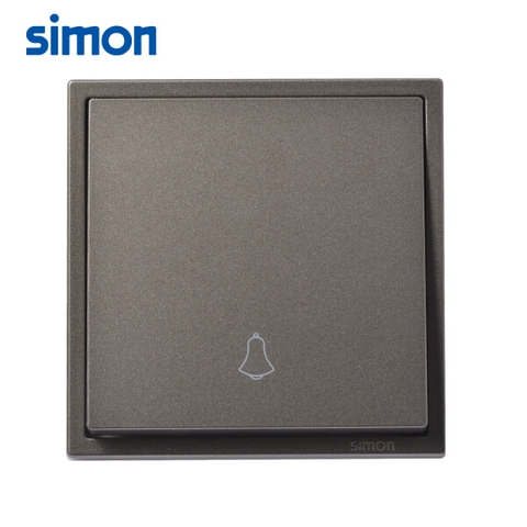 Module công tắc chuông cửa màu Xám (Grey) Simon i7 706301-61