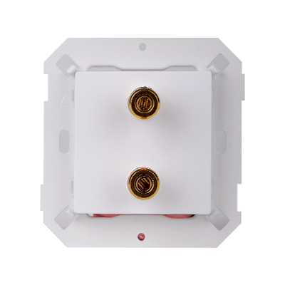 Module ổ cắm kết nối âm thanh đơn màu trắng Simon V8 80800Y1