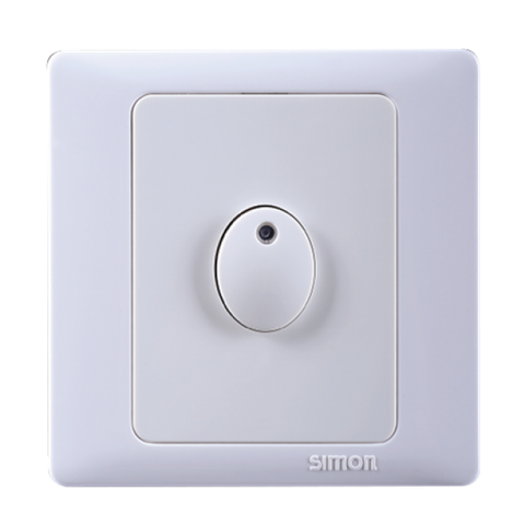 Bộ công tắc đặt thời gian trễ  2 chế độ (100W/60W) chuẩn vuông màu trắng Simon 50 45E501