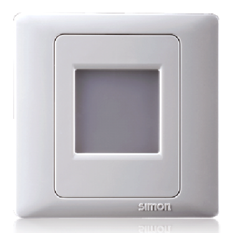 Bộ Đèn báo LED màu vàng, 2W, 220V~50Hz màu trắng Simon 50 50802