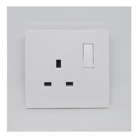 Bộ ổ cắm kiểu Anh 13A màu trắng Simon E6 721382