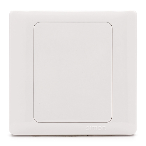  Bộ Mặt che trơn cho công tắc, ổ cắm mặt vuông màu trắng Simon 50 51000