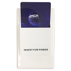 Công tắc thẻ ( XL module) màu trắng Simon 51A 51AE601