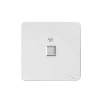 Bộ ổ ĐT đơn Simon K3 màu trắng chuẩn đế vuông 575214