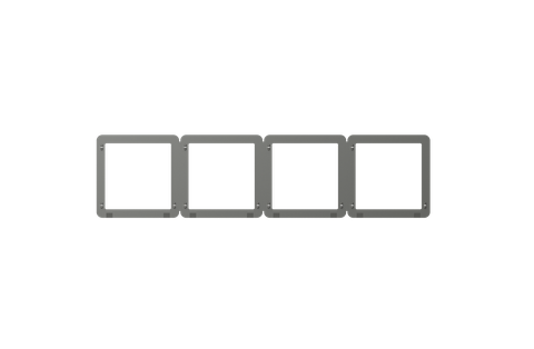  Khung viền bốn màu Xám (grey) Simon S6 580640-61