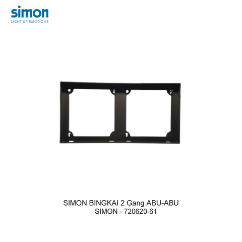  Khung viền đôi màu Xám (Grey) Simon E6 720620-61