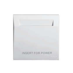 Bộ Công tắc thẻ từ cho khách sạn màu trắng Simon E6 72E602