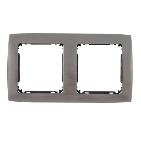 Viền mặt nhựa đôi màu Sâm Panh (Champagne) Simon V8 80820-56