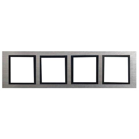 Viền năm mặt Kim Loại màu bạc loại 76 Simon V8 80851-42