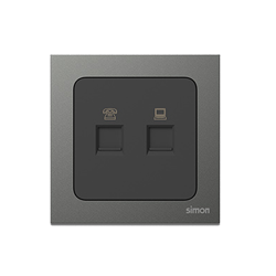 Module ổ cắm điện thoại và mạng cat6 Simon S20 825229