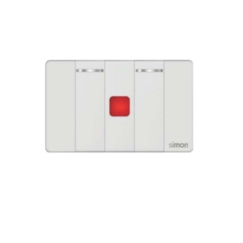 Simon K9 - Bộ 2 công tắc 2 chiều S + hạt đèn 591033