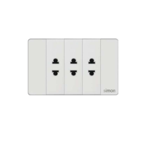 Simon K9 - Bộ 3 ổ cắm 2 chấu 594103