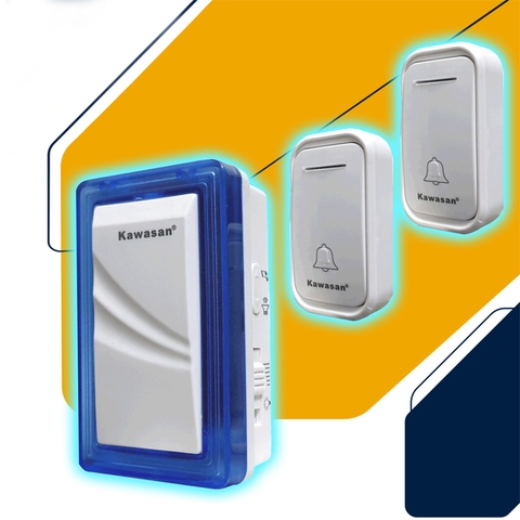 Chuông Cửa Không Dây Kawasan DB659 (2 Nút Bấm 1 Chuông)