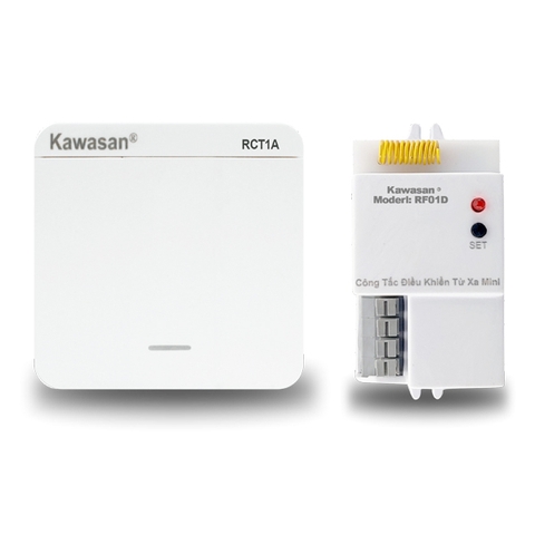 Bộ Combo công tắc không dây điều khiển từ xa không dây kawasan RCT1A-RF01D