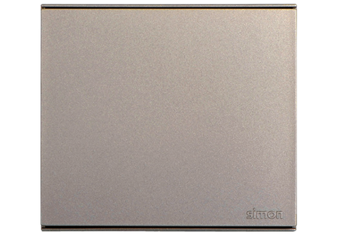 Bộ Mặt che trơn cho công tắc ổ cắm đế vuông màu Sâm Panh (Champagne) Simon E6 721000-46