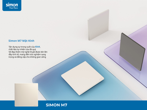 M7 Gem- Bộ nút khẩn cấp (Diamond White) Simon M7 665901G-4F